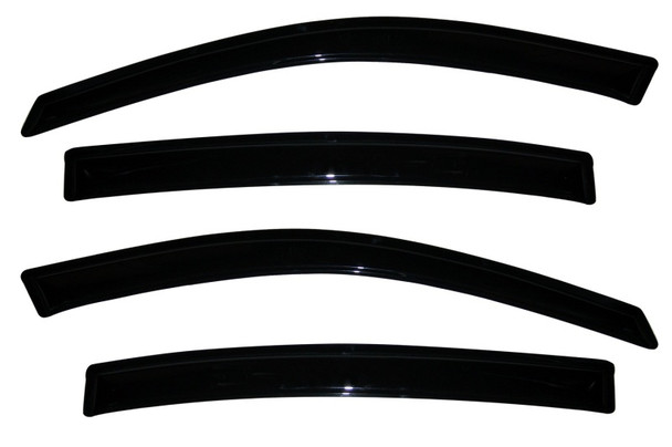 AVS 06-12 Buick Lucerne Ventvisor Outside Mount Window Deflectors 4pc - Smoke 94392