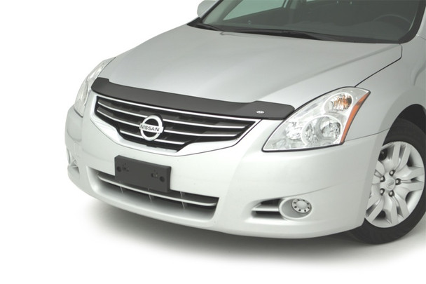 AVS 10-12 Nissan Altima Aeroskin Low Profile Acrylic Hood Shield - Smoke 322063