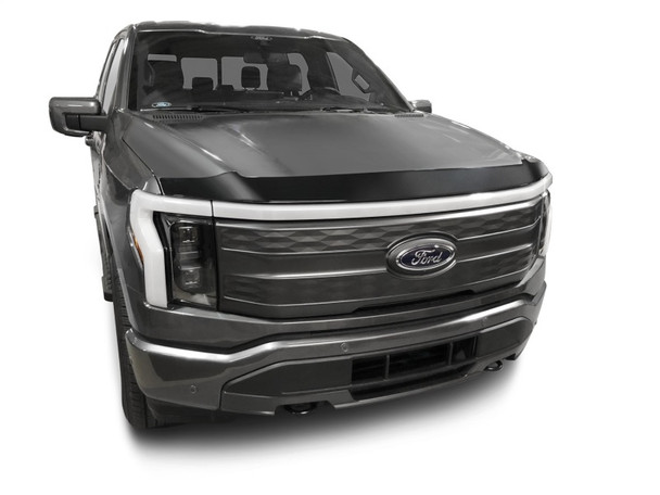 AVS 23-24 Ford F150 Lightning Aeroskin Low Profile Hood Shield - Smoke 322223