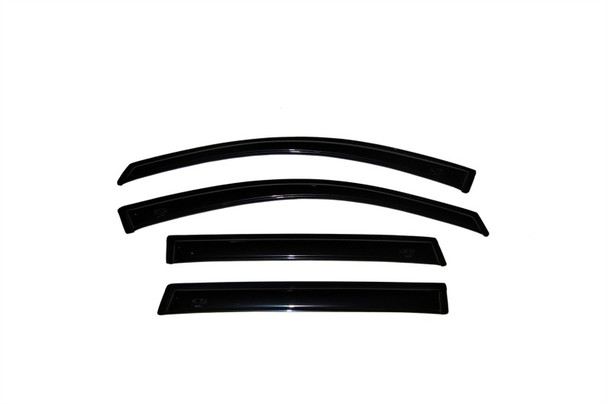 AVS 02-07 Mazda 6 (Excl. 5 Door Wagon) Ventvisor Outside Mount Window Deflectors 4pc - Smoke 94803