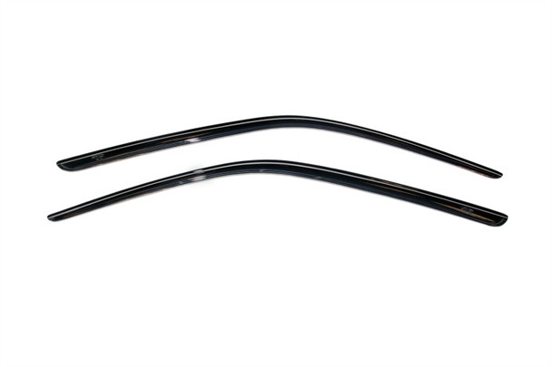 AVS 08-18 Dodge Challenger Ventvisor Outside Mount Window Deflectors 2pc - Smoke 92010