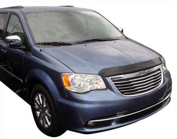 AVS 11-16 Chrysler Town & Country High Profile Bugflector II Hood Shield - Smoke 25318