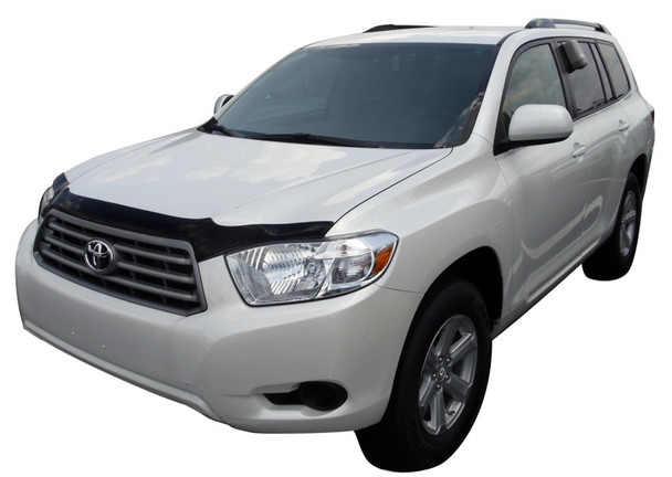 AVS 08-10 Toyota Highlander Aeroskin Low Profile Acrylic Hood Shield - Smoke 322026