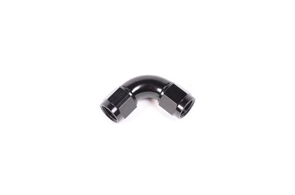 Radium Engineering 6AN Coupler Female to Female 90 DEG 14-0268