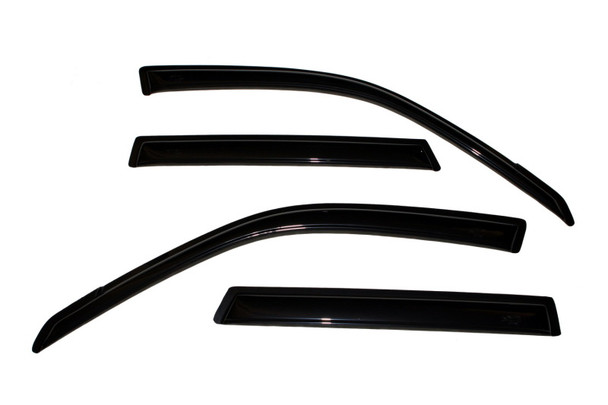 AVS 06-09 Suzuki Grand Vitara Ventvisor Outside Mount Window Deflectors 4pc - Smoke 94135