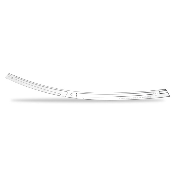 Performance Machine  Windscreen Trim Scallop - Chrome 0209-2016SCA-CH