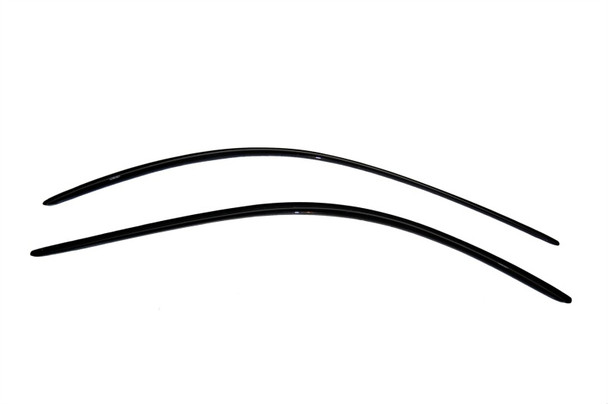 AVS 94-04 Ford Mustang Ventvisor Outside Mount Window Deflectors 2pc - Smoke 92514