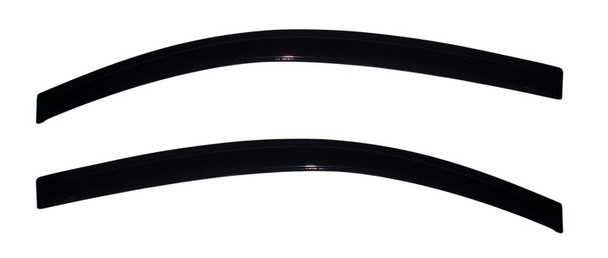 AVS 11-17 Fiat 500 Ventvisor Outside Mount Window Deflectors 2pc - Smoke 92385