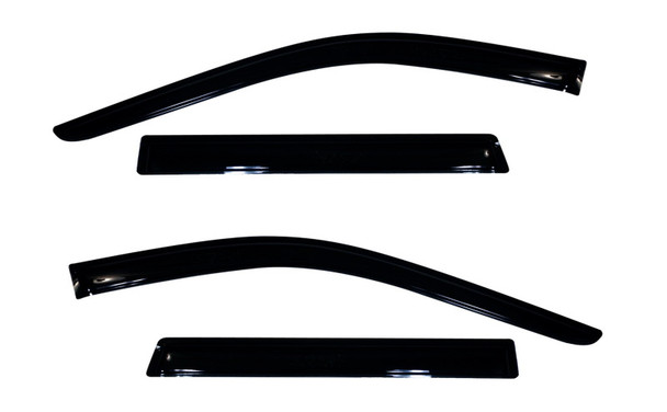 AVS 11-18 Jeep Grand Cherokee Ventvisor Outside Mount Window Deflectors 4pc - Smoke 94252