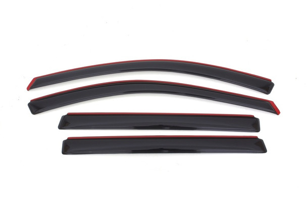 AVS 13-18 Nissan Pathfinder Ventvisor In-Channel Front & Rear Window Deflectors 4pc - Smoke 194479
