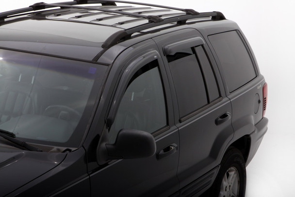 AVS 2004 Ford Ecosport (Brazil) Ventvisor Outside Mount Window Deflectors 4pc - Smoke 94650