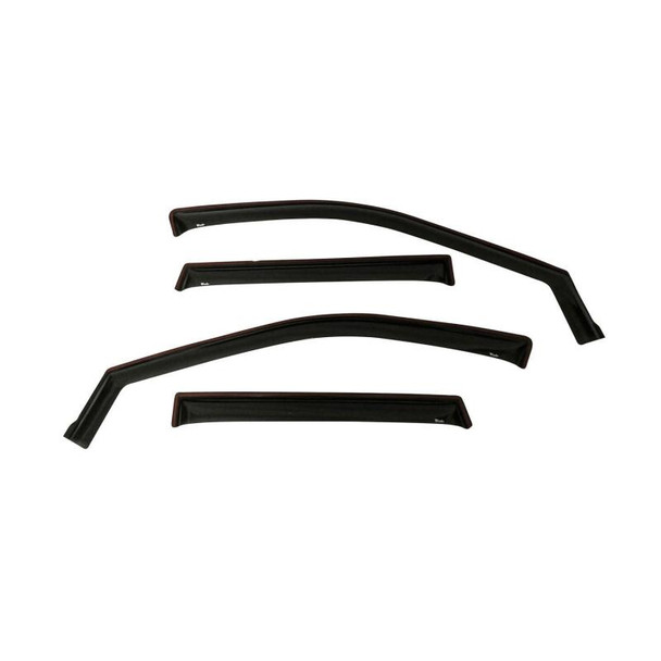 Westin 2011-2018 Jeep Grand Cherokee Wade In-Channel Wind Deflector 4pc - Smoke 72-51487