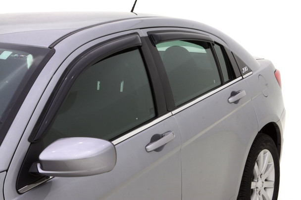 AVS 07-10 Chrysler Sebring Ventvisor Outside Mount Window Deflectors 4pc - Smoke 94458