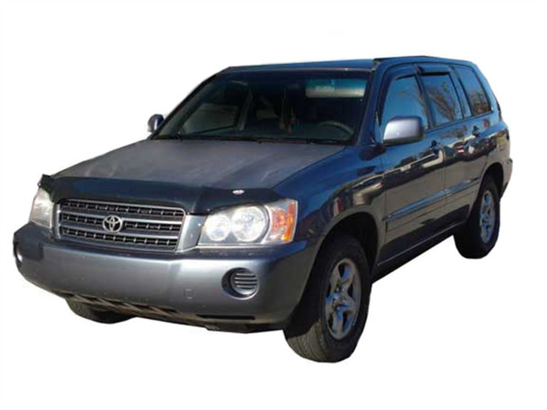 AVS 01-07 Toyota Highlander Ventvisor Outside Mount Window Deflectors 4pc - Smoke 94357