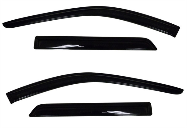 AVS 11-18 Dodge Durango Ventvisor Outside Mount Window Deflectors 4pc - Smoke 94267