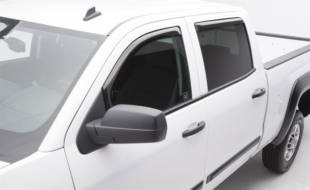 EGR 14+ Chev Silverado/GMC Sierra Crw Cab In-Channel Window Visors - Set of 4 (571771) 571771
