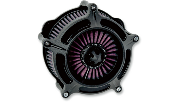 Roland Sands Design Turbine Air Cleaner - Black Ops 0206-2039-SMB
