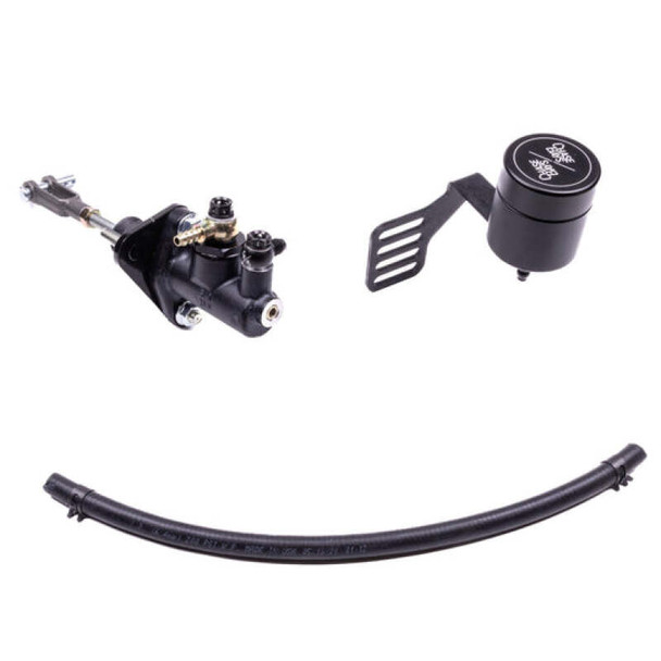 Chase Bays 02-08 Nissan 350Z Stk Bore 5/8 Clutch Master Cyl Adapter & OEMC/Single BBE Reservoir Kit CB-Z33-CMCADAPT-625OERES