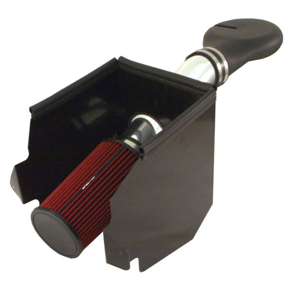 Spectre 94-01 Dodge RAM 1500/2500 V8-5.2/5.9L F/I Air Intake Kit - Polished w/Red Filter 9931