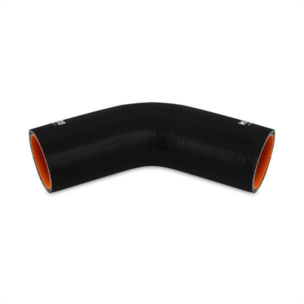 Mishimoto 4in. 45 Degree Silicone Coupler - Black MMCP-4045BK