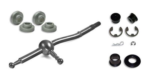 Torque Solution Short Shifter/Base/Shifter Cable/Gate Selector Bushing Combo: Mitsubishi Evo X 08-09 TS-SS-005F