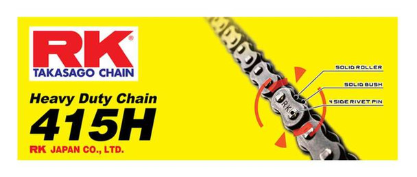 RK Chain RK-M 415H-120L - Natural 415H-120