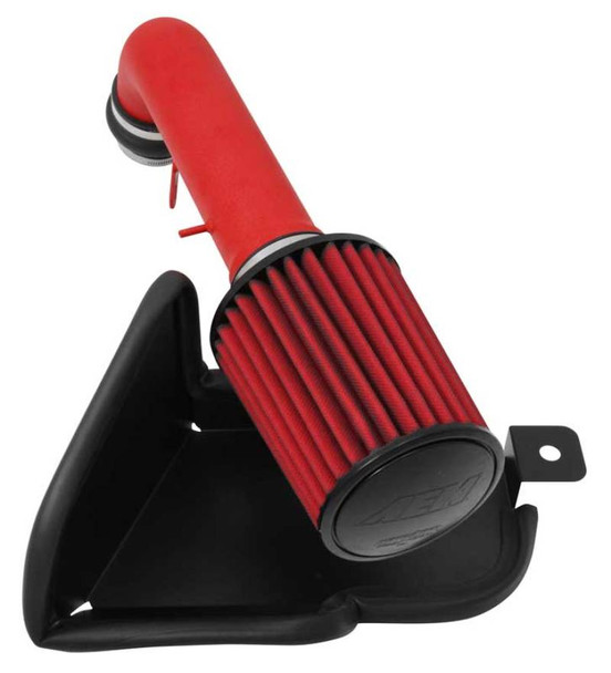 AEM 2015 Volkswagen Golf GTI 2.0L Cold Air Intake System Wrinkle Red 21-746WR