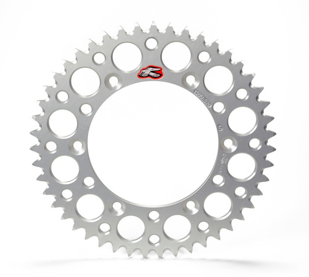 Renthal 16-24 KTM 125-450 SX/SX-F/XC/XC TPI/XC-F/ Husqvarna Rear Grvd Sprocket - Sil 520-51P Teeth 224U-520-51GPSI