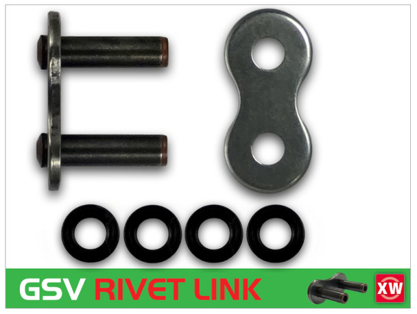 RK Chain 630GSV Rivet Link - Natural 630GSV-RL
