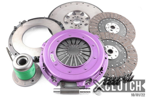 XClutch 11-14 Ford Mustang GT 5.0L 10.5in Twin Solid Organic Clutch Kit XKFD27655-2G