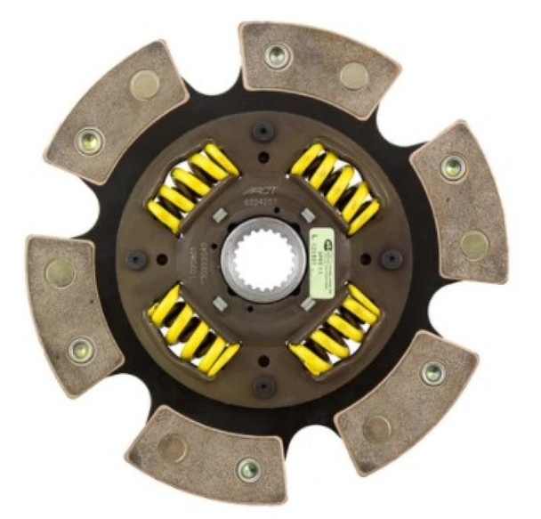 ACT 240mm Drive Plate 1.125in x 22 Spline 6 Pad Sprung Race Disc (Special Order) 6240233