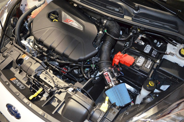 Injen 16-19 Ford Fiesta ST 1.6L Turbo 4Cyl Wrinkle Red Short Ram Intake w/MR Tech (Special order) SP9018WR