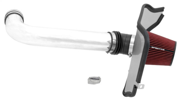 Spectre 68-72 Chevelle LS Blade MAFS Driver Side Air Intake Kit - Polished w/Red Filter 901234