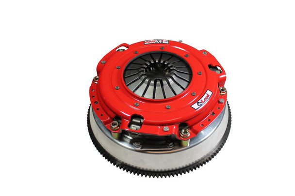 McLeod RXT Twin Disc Clutch Kit 12-17 Challenger 1-1/8 x 26 Spline 0 BAL w/130T 8 Bolt AL Flywheel 6344907M
