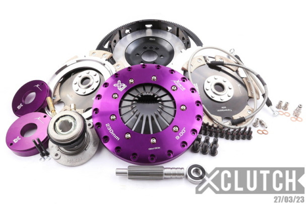 XClutch 10-15 Chevrolet Camaro 6.2L 9in Twin Solid Ceramic Clutch Kit XKGM23639-2E