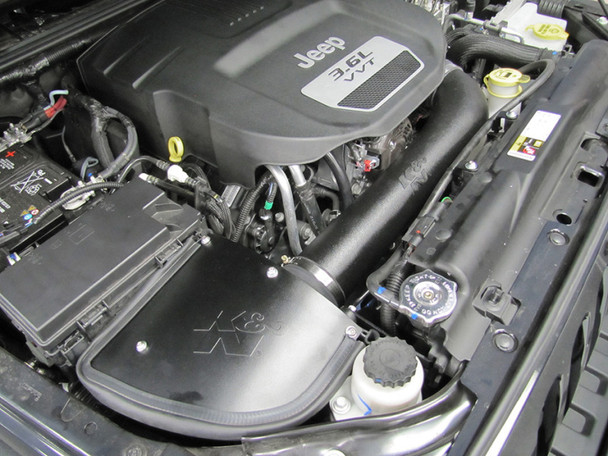 K&N 12-13 Jeep Wrangler 3.6L-V6 Aircharger Perf Intake Kit 63-1566