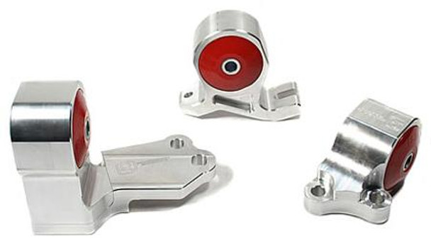 Innovative 88-91 Civic B-Series Silver Aluminum Mounts 75A Bushings (Cable to Hydro Conversion) B49150-75A