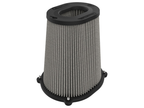 aFe Quantum Pro DRY S Air Filter Inverted Top - 5.5inx4.25in Flange x 9in Height - Dry PDS 21-91133