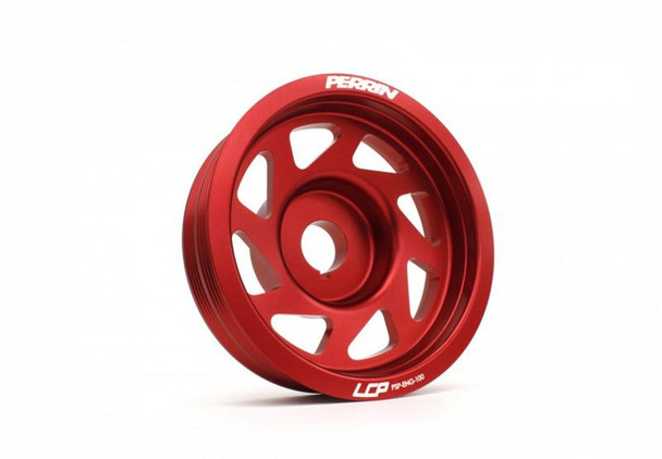 Perrin 93+ Impreza (WRX/STi) Crank Pulley - Red (w/AC) PSP-ENG-100RD