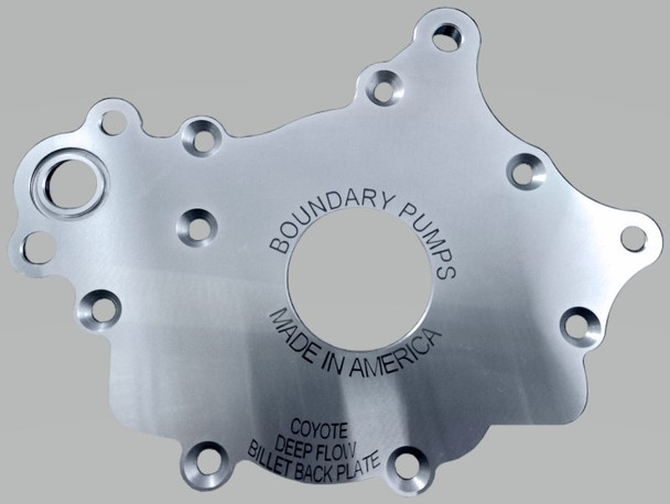 Boundary 18-23 Ford Coyote Mustang GT/F150 V8 Oil Pump Assembly w/Billet Back Plate CM-S1-R2-BBP