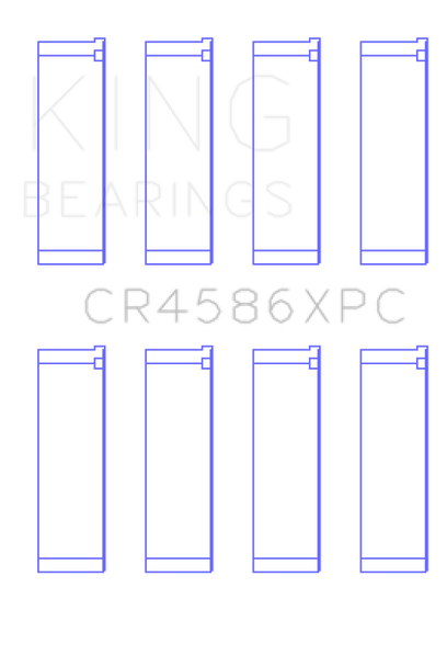 King Mitsubishi 4B11T (Size STD) Performance Coated Rod Bearing Set CR4586XPC