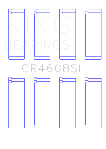 King Toyota 2ZZ-GE (Standard Size) Connecting Rod Bearing Set (Set of 4) CR4608SI