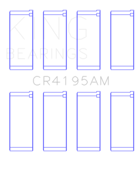 King Chrysler 420A (Size Standard) Connecting Rod Bearing Set CR4195AM