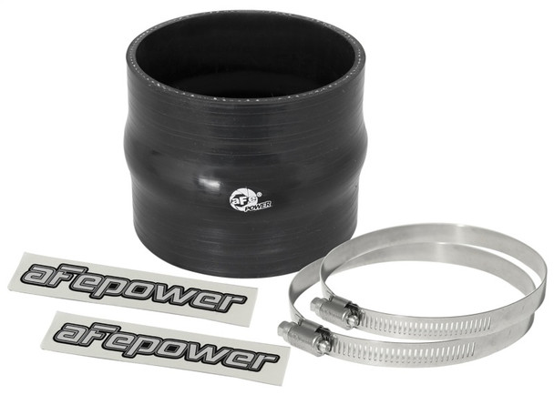 aFe Magnum FORCE Silicone Replacement Coupling Kit 3.5in ID x 3in Length Straight Coupler w/ Hump 59-00045