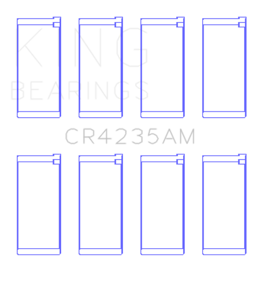 King Hyundai 2.0L G4GC (Size STD) Rod Bearing Set CR4235AM