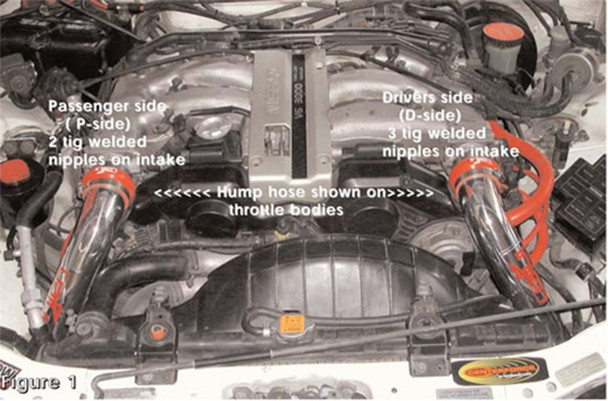 Injen 90-96 Pipe Only Intake System 300Z Non Turbo Polished Short Ram Intake IS1981P