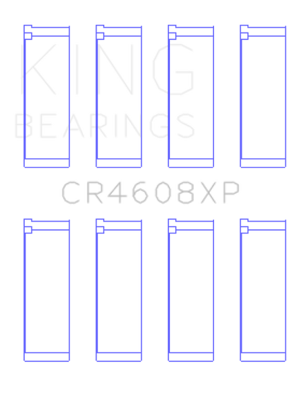 King Toyota 2ZZ-GE Connecting Rod Bearing Set CR4608XP