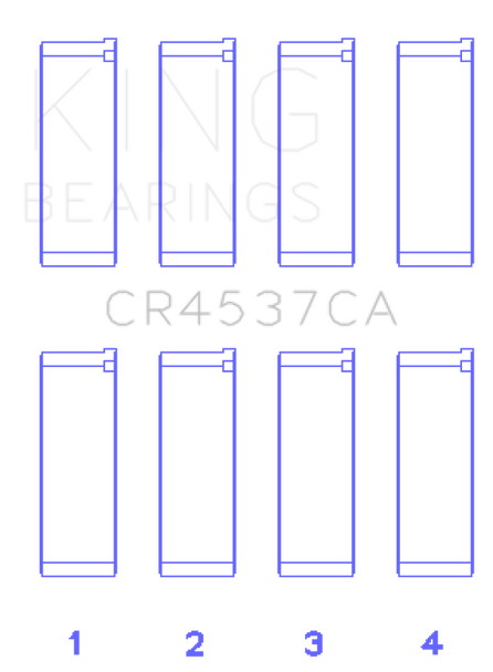 King Mini Cooper S/Cooper S Conv/Works W10B16A (Size STD) Rod Bearing Set CR4537CA