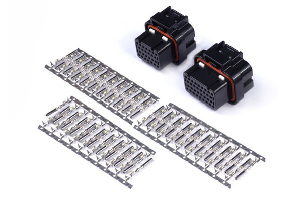 Haltech AMP 26 & 34 Pin 4 Row 3 Keyway Superseal Connector Set Plug & Pins HT-030001