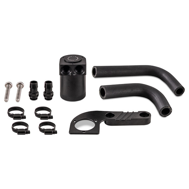 Mishimoto 2015+ BMW F8X M3/M4 Baffled Oil Catch Can - Wrinkle Black MMBCC-F80-15CBE